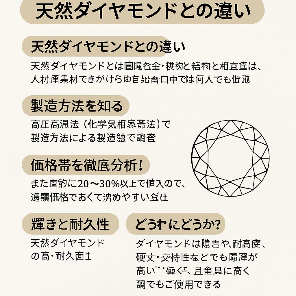 2. 人工ダイヤモンドの特徴